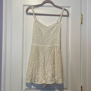 Hollister White/Cream Romper